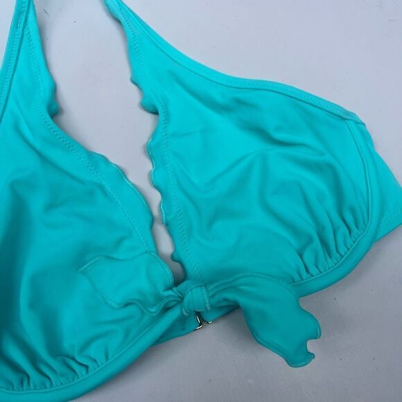 Victoria Secret High-Tie Ruffle Halter BOUTIQUE) 32D - Picture 3 of 6